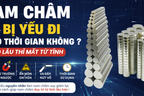 Nam châm có bị yếu đi theo thời gian không? Bao lâu thì mất từ tính?