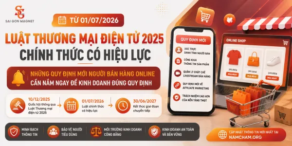 Từ ngày 01/07/2026, người bán hàng online cần lưu ý những quy định mới nào?