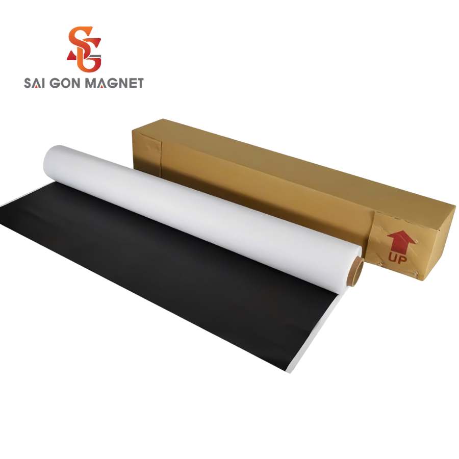 cuộn nam châm dẻo có keo